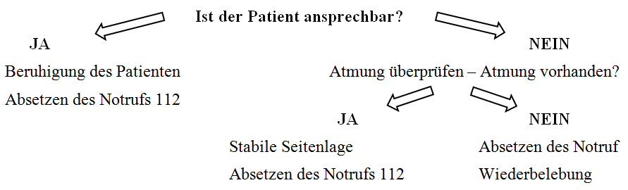 Herzinfarkt Notfallplan